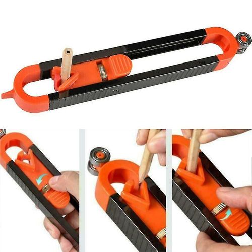 Jauge de contour de mesure précise avec l¿outil de règle de griffonnage de profil de verrouillage