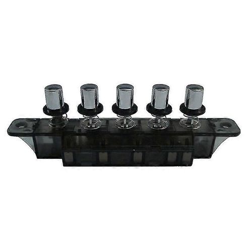 Bouton-poussoir Piano Type Interrupteur à bouton enfichable à cinq positions pour hotte de cuisinière