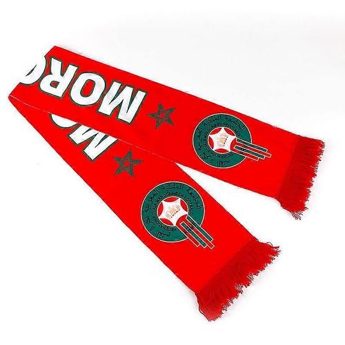 2022 Qatar Coupe Du Monde Maroc Équipe Nationale Football Cheering Scarf Bijoux