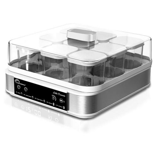 Little Balance Collection Fait Maison Little Desserts - Yaourtière - 30 Watt - Blanc/inox