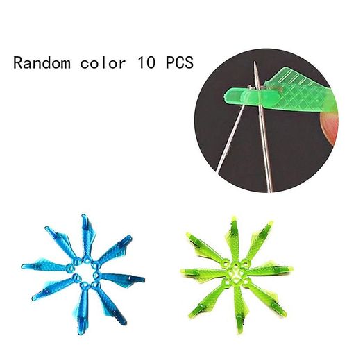 10pcs / set poisson type aiguille enfile-aiguille machine à coudre aiguille enfile-aiguille SHYTMV