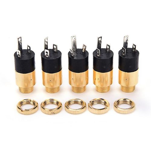 5PCS PJ392 3.5mm Stéréo Femelle Sockect Jack 3.5 Connecteur de casque audio or