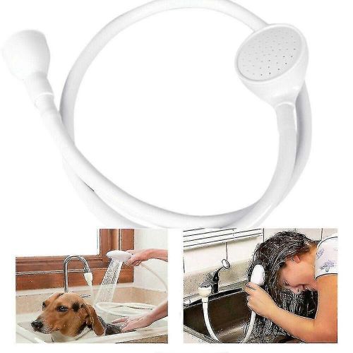Robinet large unique Baignoire Évier Pulvérisateur Tuyau Portable Push On Barber Mixer - SNNGV