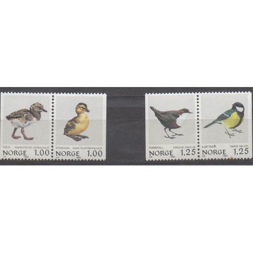 Norvège Timbres Oiseaux