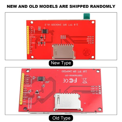 2,8"" 240x320 SPI TFT LCD Module de port série PCB ILI9341 5V/3.3V