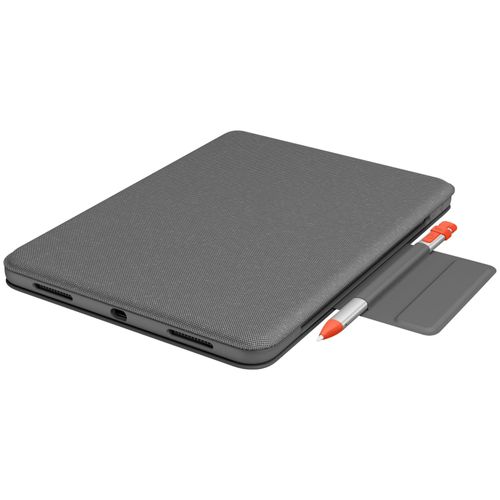 Logitech Folio Touch - Clavier et étui - avec trackpad - rétroéclairé - Apple Smart connector - QWERTY - Italien - graphite - pour Apple 11-inch iPad Pro (1ère génération, 2e génération)