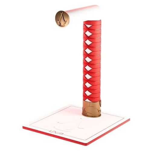 Lexip - Socle pour casque, casque - or, rouge, blanc