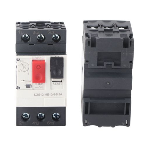 Disjoncteur de moteur, Protection contre les surcharges et les courts-circuits, 35mm, montage sur Rail de guidage, interrupteur de Protection du moteur AC690V GV2 ME10C 4 6,3a