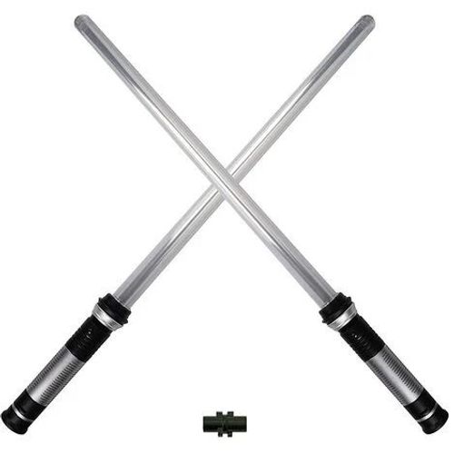Sabre Laser Rétractable 2 En 1 - Épée Laser, 4 Modes, Autonomie De La Batterie, Convient Aux Enfants, Aux Adultes, Aux Anniversaires, À La Fête Des Enfants, À Halloween, À Noël