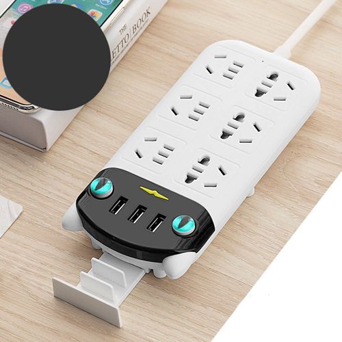 Multiprise multifonctionnelle, Port USB, ABS, ignifuge, pour le bureau et la maison