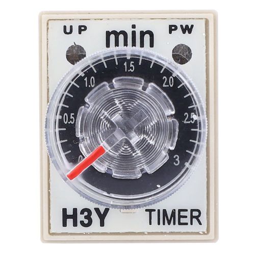 Relais temporisé H3Y-2, minuterie de retard de mise sous tension 0-3M Minute 8 broches 24V 110V 220V