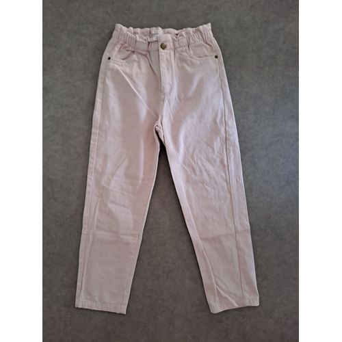 Pantalon Mom Fit 7/8 Rose Pâle La Redoute - 9 Ans