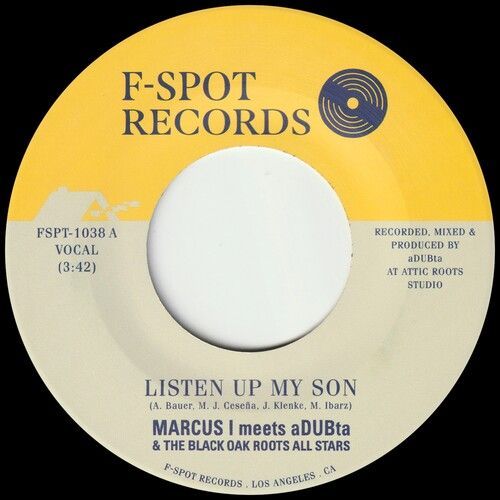Marcus I Meets Adubta - Listen Up My Son B/W Version [7-Inch Single]