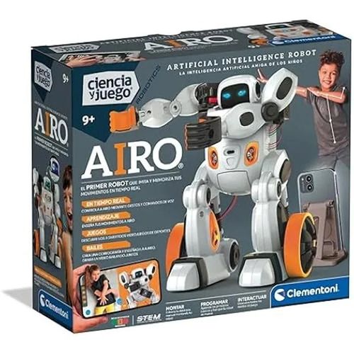 Jouet Éducatif - Clementoni - Airo - Robot Interactif Avec Ia - Personnalisable - 8 Ans Et Plus