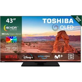 Toshiba 43QV3463DG - 43" QV34 Series TV LCD rétro-éclairée par LED - QLED - Smart TV - VIDAA - 4K UHD (2160p) 3840 x 2160 - HDR - Direct LED