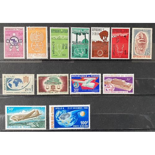 Lot De 13 Timbres Neufs* Tchad