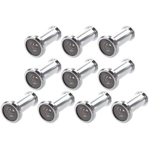 10x Judas Optique Pour Porte 14mm 180 Degres Grand Angle