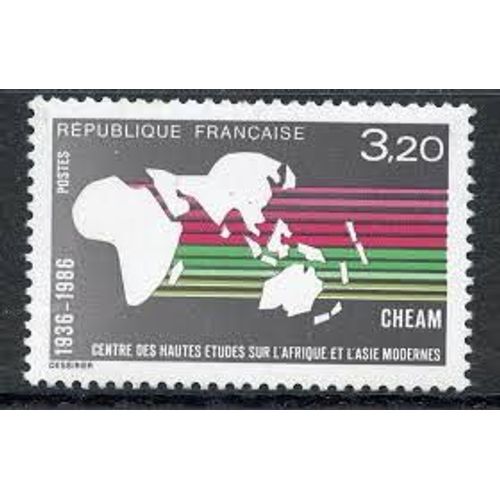 Centre Des Hautes Études Sur L'afrique Et L'asie Modernes Année 1986 N° 2412 Yvert Et Tellier Luxe
