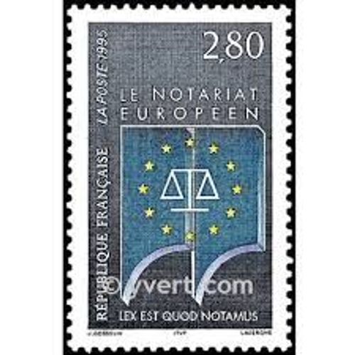 Le Notariat Européen Année 1995 N° 2924 Yvert Et Tellier Luxe