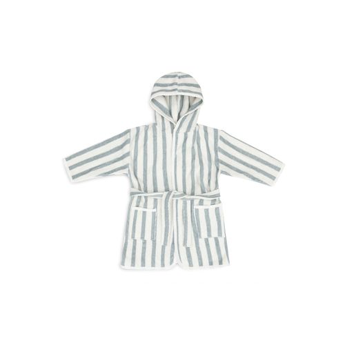Peignoir Enfant Éponge 3-4 Ans Stripe Sea Green - Jollein