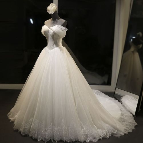 Wedding Dresses Summer Mori System Large Tail Light Wedding Dresses