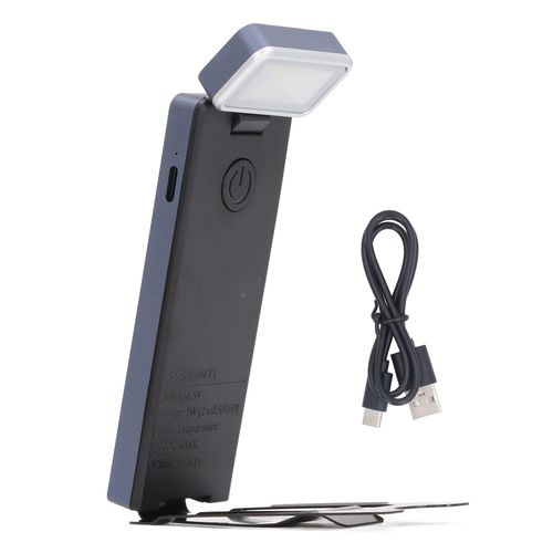Lampe De Lecture à Clip, Portable, Rechargeable, Led, Marque-Page, 3 Couleurs, Gradation Continue, Pour Les Amoureux Des Livres Et Les Enfants