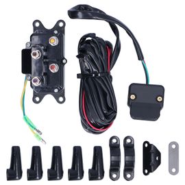 Kit de supports de montage de commutateur de contacteur de relais de solénoïde de treuil 12V 250A pour ATV UTV