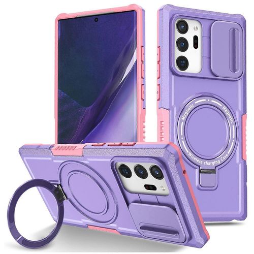 Pour Samsung Galaxy Note20 Ultra / Note20 Ultra 5g Coque De Téléphone Pc + Tpu Compatible Avec Magsafe