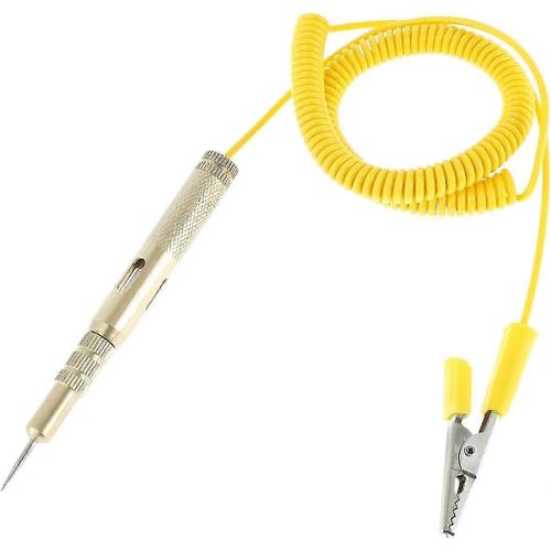 Stylo Testeur de tension de voiture Testeur de circuit automobile Stylo de test de sonde avec clip d¿étau
