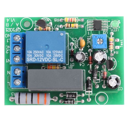 Module de commutation de retard de minuterie 220VAC, carte d'arrêt de synchronisation réglable (0   10 heures)