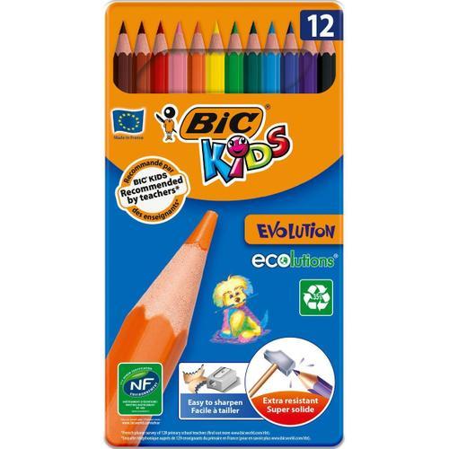 Bic Crayons De Couleur Ecolution Bic Kids Evolution Offre Speciale X112 - Bic