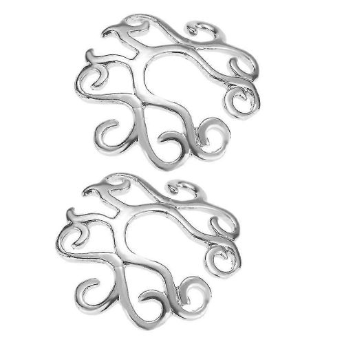 Anneaux De Mamelon En Métal, Clip Non Percé Sur Les Anneaux De Mamelon Pour Pendre, Faux Bijoux De Perçage Creux Réglables