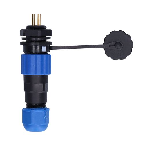 Prise de courant d'aviation, sûre, fiable, résistance à l'oxydation, connecteur compact durable pour machines contrôlées par programme, 2 broches (380 V 10 A)