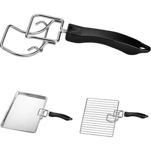 1 paquet de grilles d¿extraction de plateau de four Grille d¿extraction Outil de traction push push avec poignée en plastique résistant à la chaleur - q36 / YY