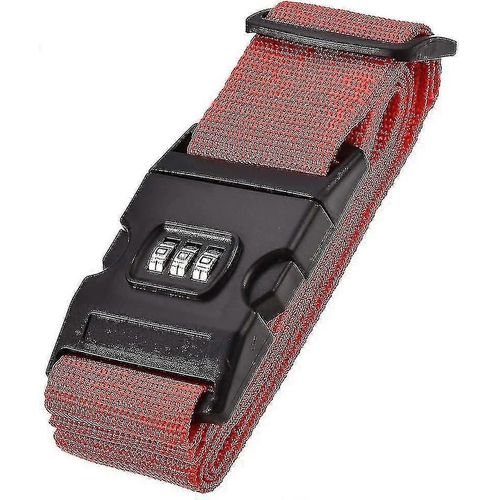 Ceinture de valise à sangle de bagage avec boucle, serrure à combinaison, réglable de 2mx5cm