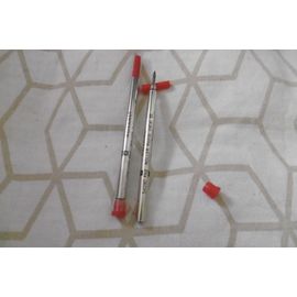 Waterman Recharge Roller Ball Rouge Pointe Métal Fine Lot De 2