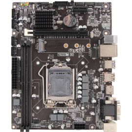 Pour Carte Mère Inter H310 Lga 1151 Ddr4 Avec M.2 Nvme Ngff Sata 6 Gb/S Pcie Slot Dvi + Vga + Hdml,Rj45 Plug & Play