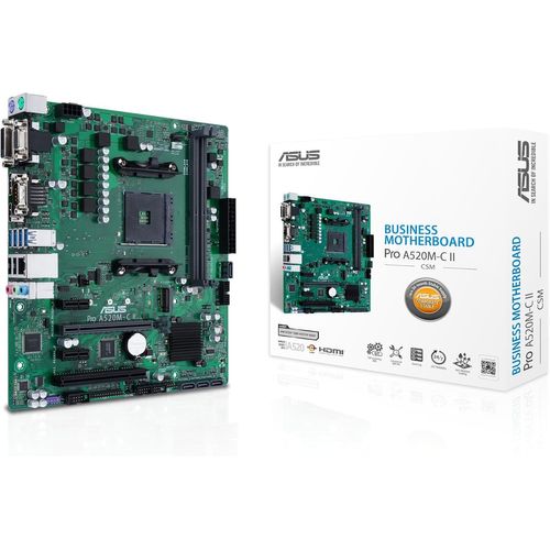Pro A520M-C Ii/Csm Douille Am4 Pour Carte Mère