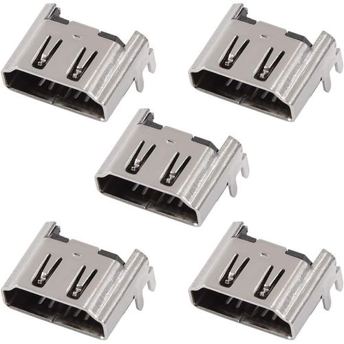 5pcs Hdmi Port Interface Connecteur Prise De Remplacement Compatible Avec 4 Ps4 Carte Mère