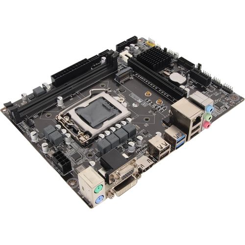 Carte Mère H310 Lga1151 Pour Ordinateur De Bureau,Carte Mère De Jeu Micro Atx Ddr4,Nvme M.2,Sata 6 Go,Usb 3.0,Avec Interface Dvi Hdmi Vga