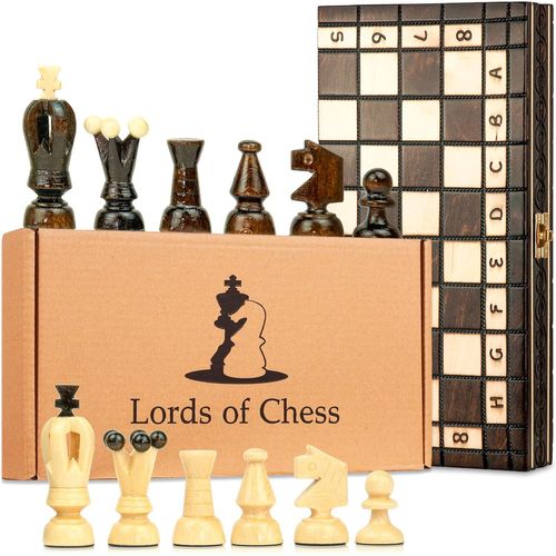 Echiquier Bois Au Jeu D'échecs 31cm-Échecs Avec Des Dames-Jeux D'échec Au Pliable Échiquier Pour Enfant Eu Adulte Ou Echecs De Voyage Au Le Plateau D Echec Chess Board Échecs Avec Des Dames