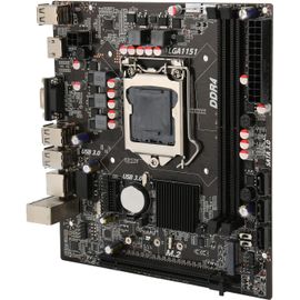 Carte Mère H110,Carte Mère De Jeu Double Canal Ddr4 So Dimm Lga 1151,M Atx,32 Go/S,Sata3.0,Usb3.0,Usb2.0,Interface Multimédia Hd,Interface Vga,Interface M.2