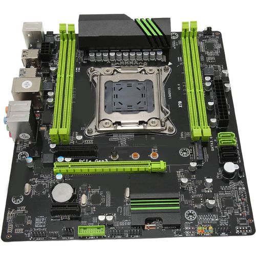 Carte Mère Pc Atx X79,Lga 2011 4 Canaux Ddr3 Support De Carte Mère De Bureau E5 V2 Avec Sata 3.0,M.2 32 Go/S,Usb3.0,1XPci E 16X Pour Pc