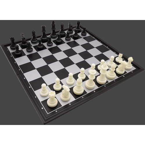 Échiquier Magnétique Portable Échiquier Pliable Magnétique Échecs Magnétique Pliable Jeu Éducatif Ensemble De Voyage Pour Échecs Classique Et Portatif 19x19cm