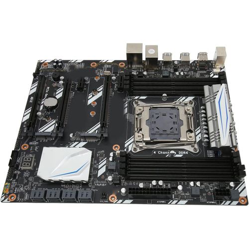 Carte Mère X99 D8 Ddr4 Avec 8 Emplacements De Mémoire Ddr4,Support Lga2011 V3 V4,Transfert De 32Gbdata,Fonction De Diagnostic Numérique,Fentes Pour Cartes Graphiques,Fente