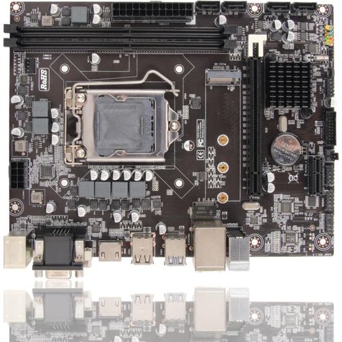 Carte Mère D'Ordinateur,Carte Mère H310 Lga 1151,Prend En La 8Ème Et 9Ème Génération Pour Lvy Bridge Pour La Carte Mère Core Lga1151 Micro Atx Ddr4