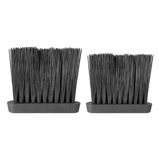 2pcs Recharge De Rechange Compagnon Foyer Brosse Tête Cheminée Pièc...