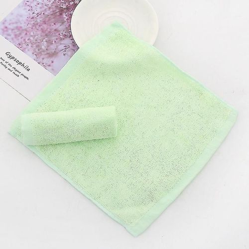 Ko&pro Lot De 6 Chiffons 100% Bambou 25x25 Cm En Vert/bleu | Chiffons de nettoyage polyvalents pour les cuisines, les salles de bains, le ménage, la cuisine et la rue à haute brillance