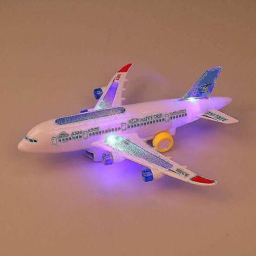 Avion De Ligne Électrique Avec Musique Lumières Son Jouet Avion A380 Lumières Avion De Passagers Jouet