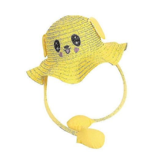 Chapeau D¿Été Lapin Pour Enfants Avec Oreilles Mobiles